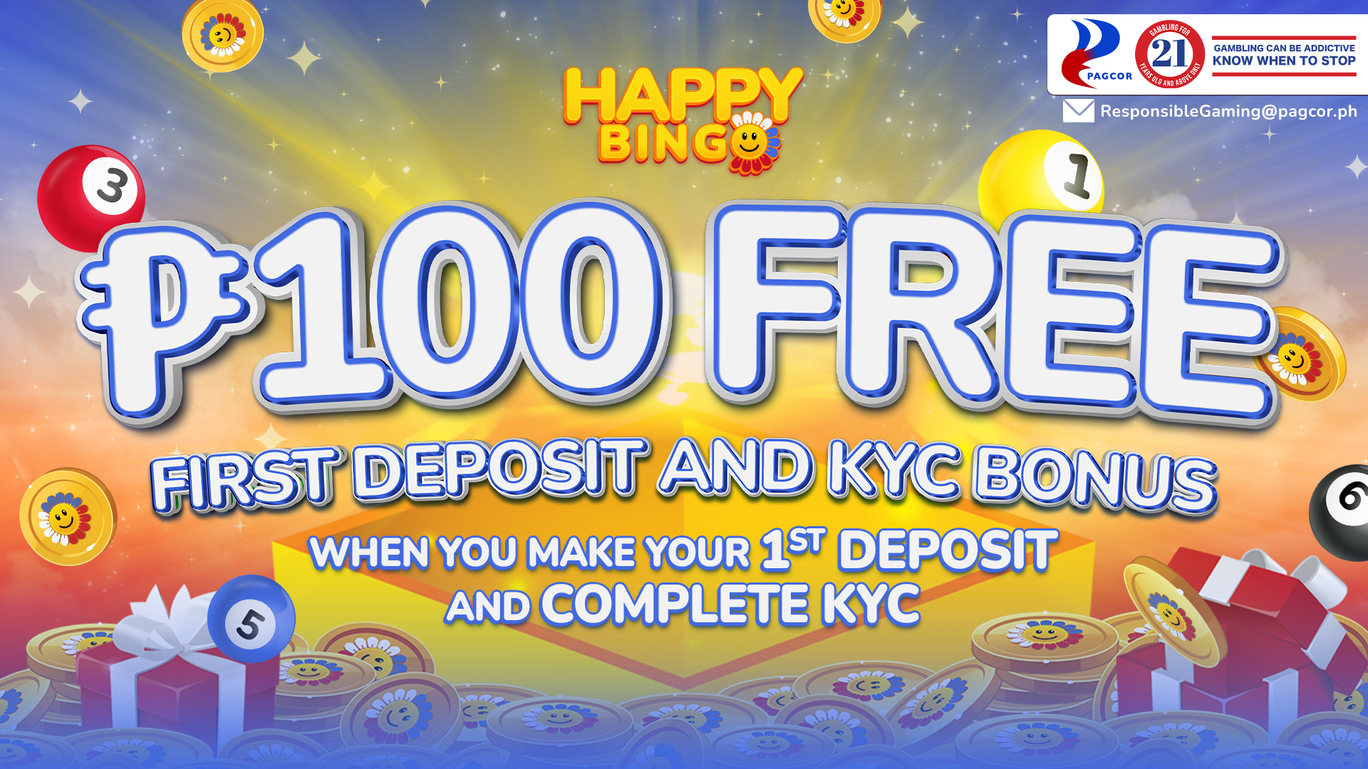 50 PHP First Deposit and KYC Bonus