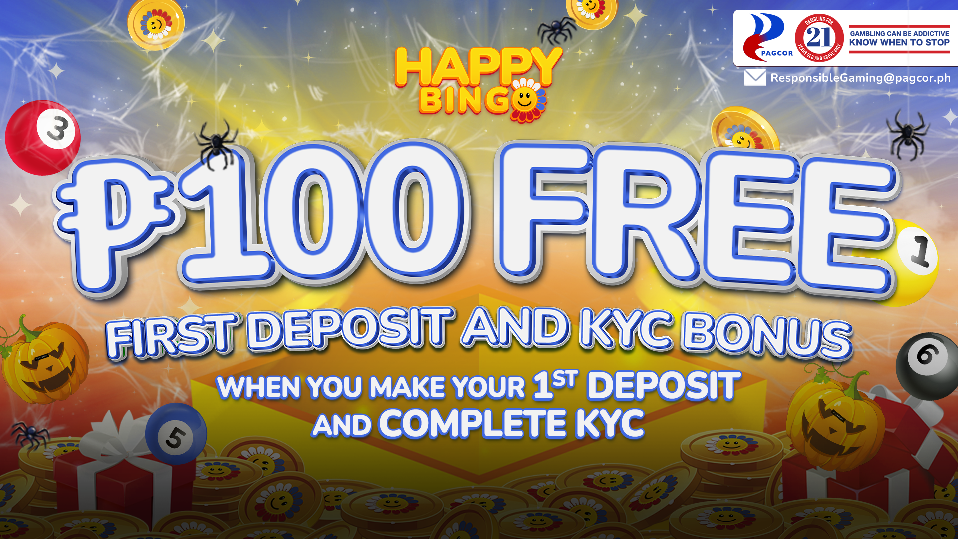 100 PHP First Deposit and KYC Bonus