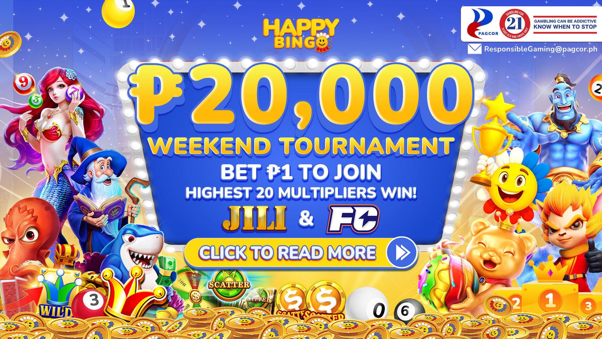 P20000 JILI & Fachai Weekend Tournament