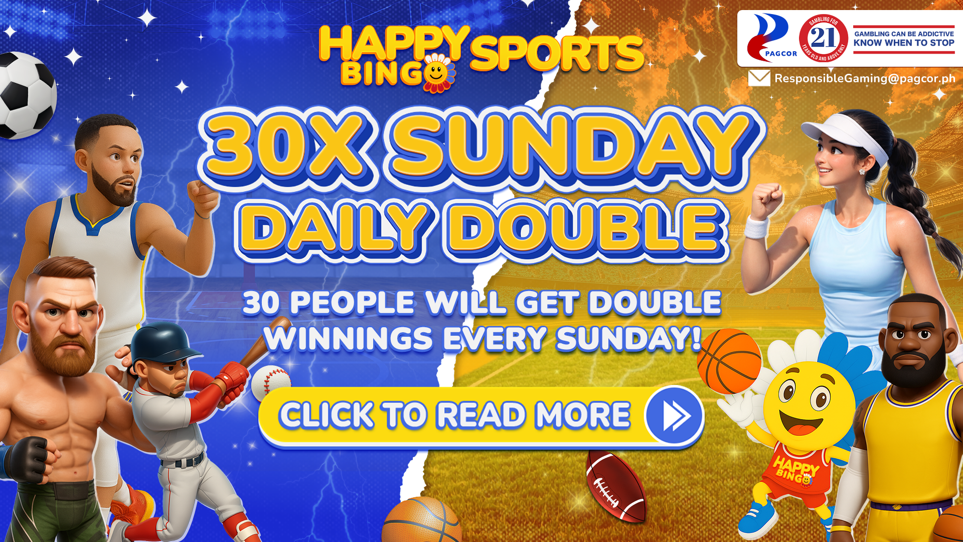 30x Sunday Daily Double Sports