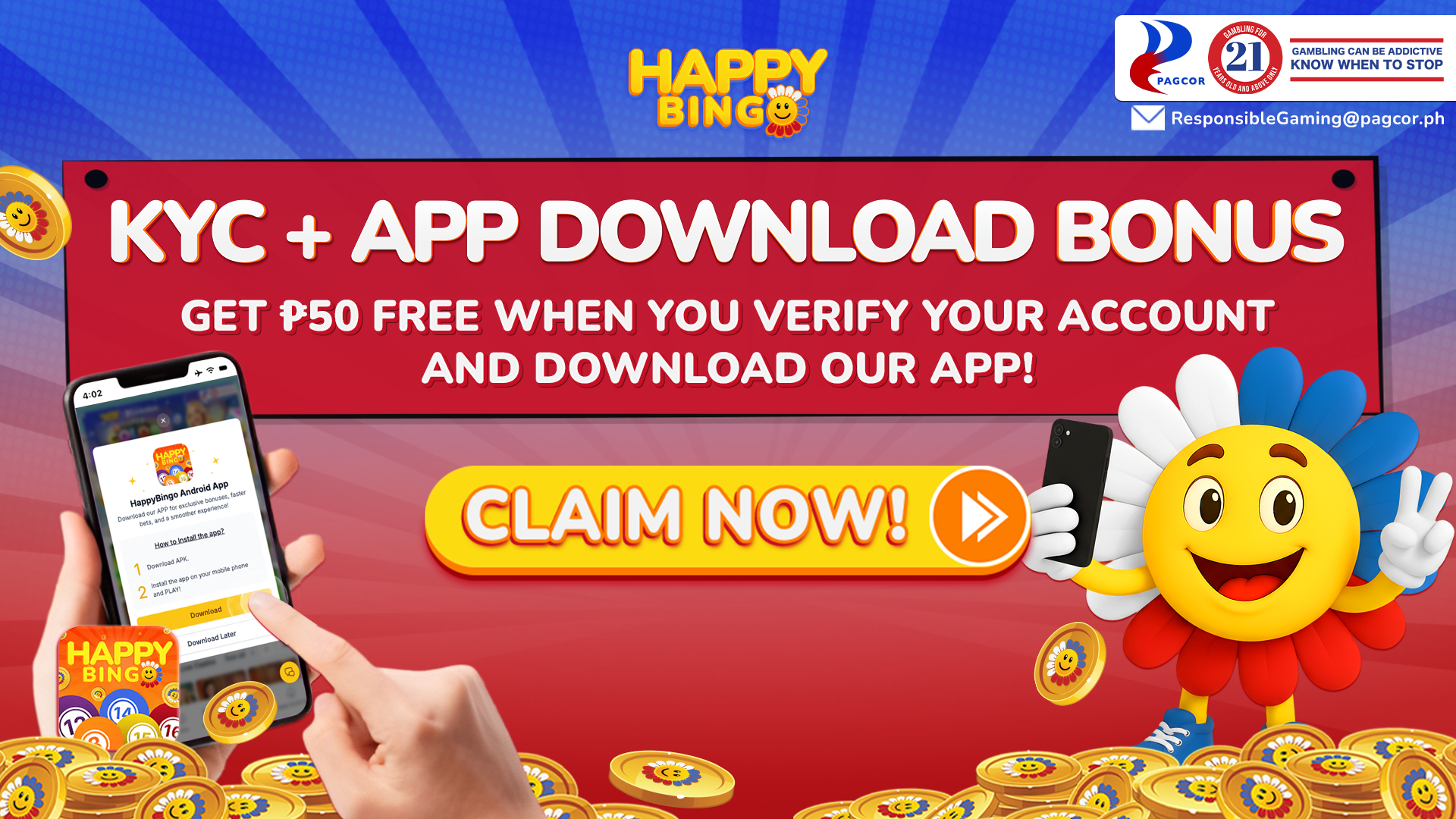 ₱50 KYC + App Download and Login Bonus