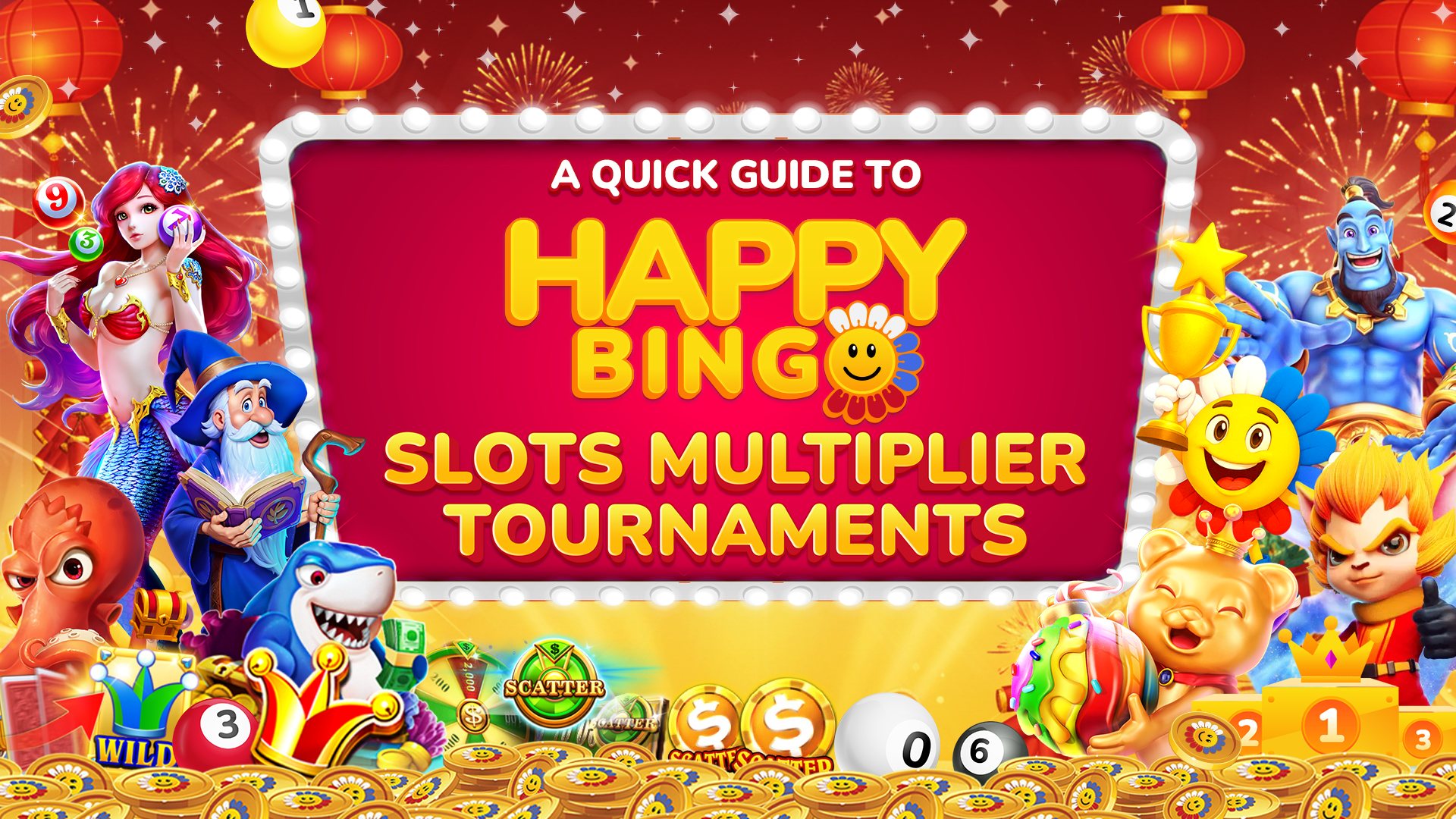 A quick guide to HappyBingo’s slots multiplier tournaments