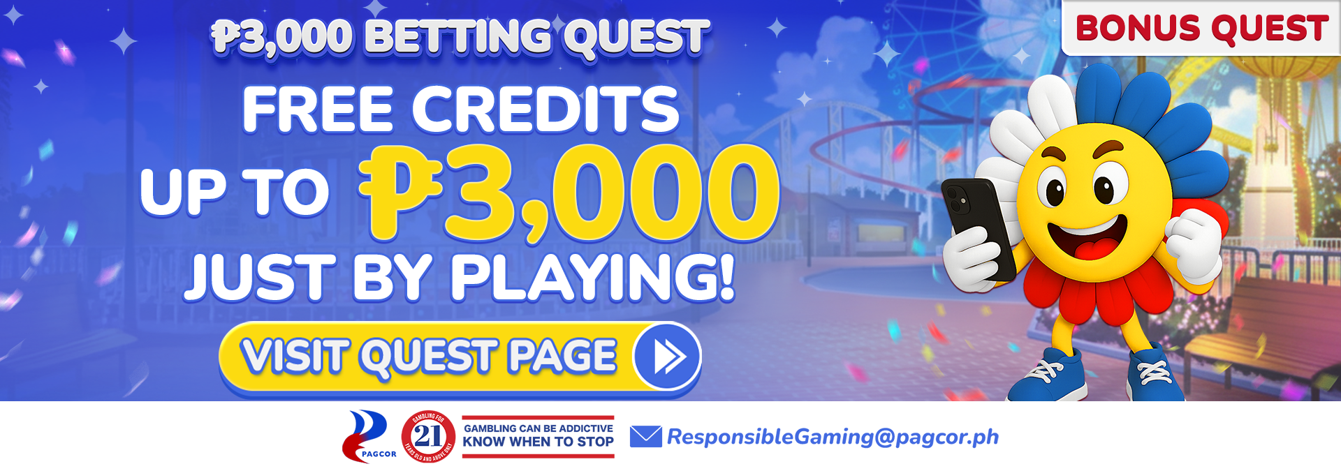 ₱3,000 New Player Bonus