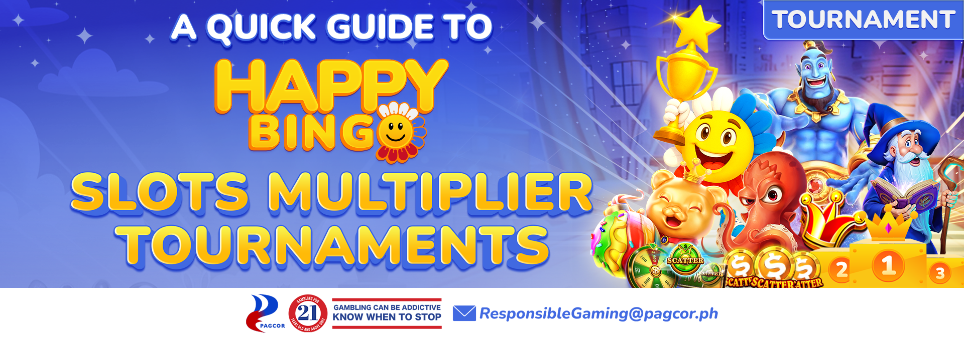 A quick guide to HappyBingo’s slots multiplier tournaments