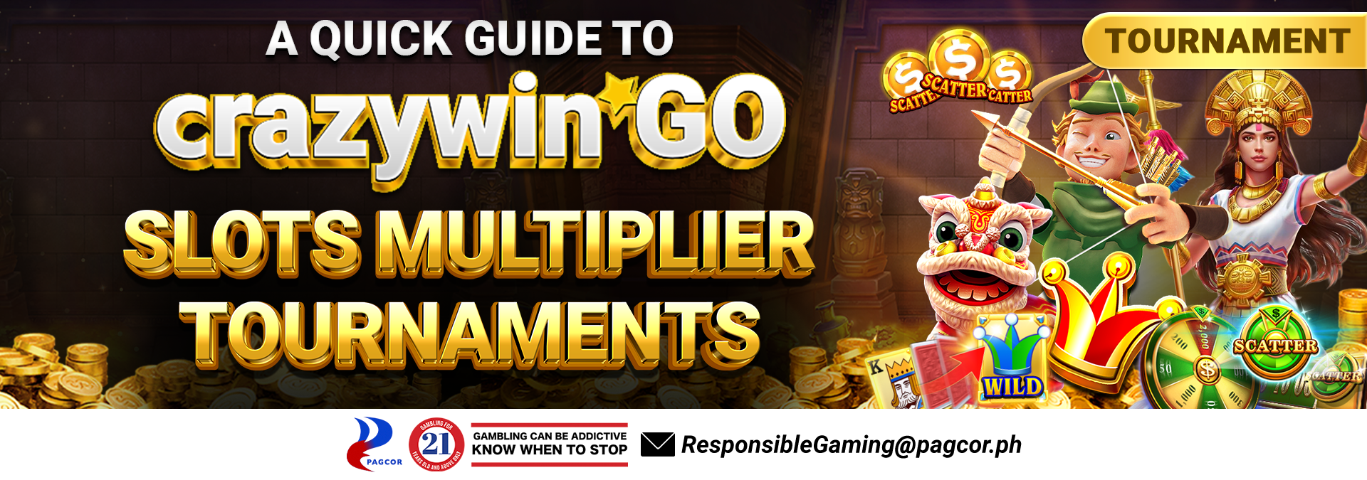 A quick guide to Crazywingo’s slots multiplier tournaments