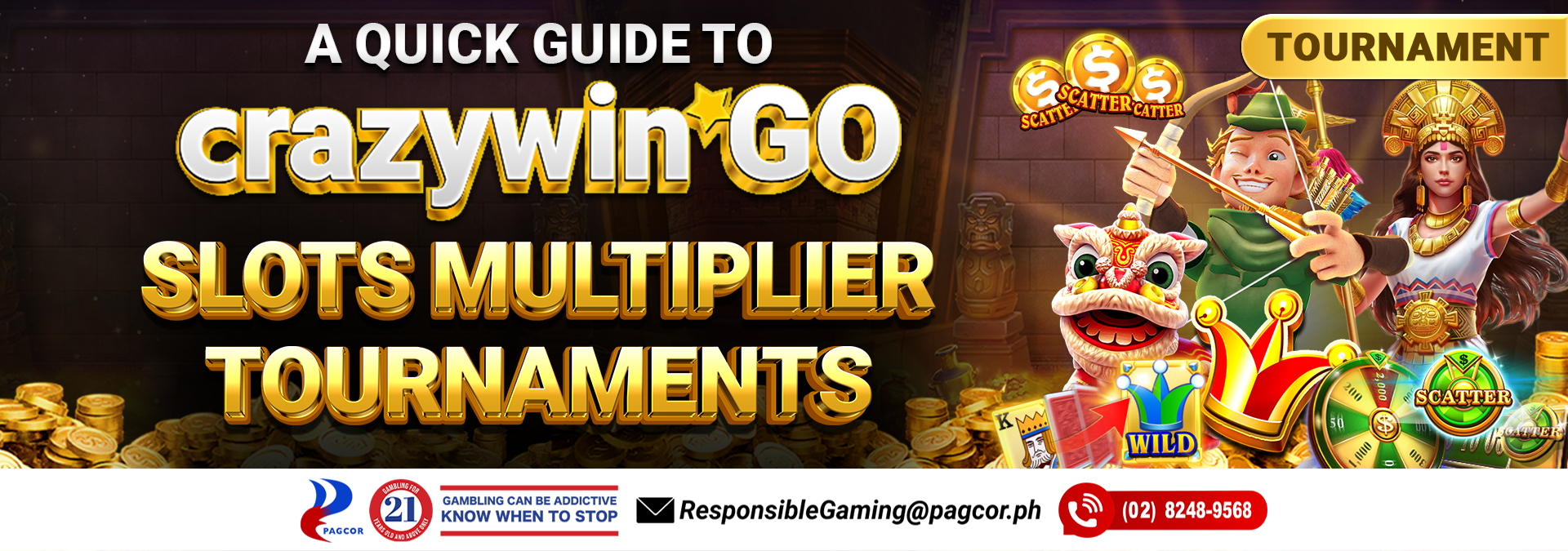 A quick guide to Crazywingo’s slots multiplier tournaments