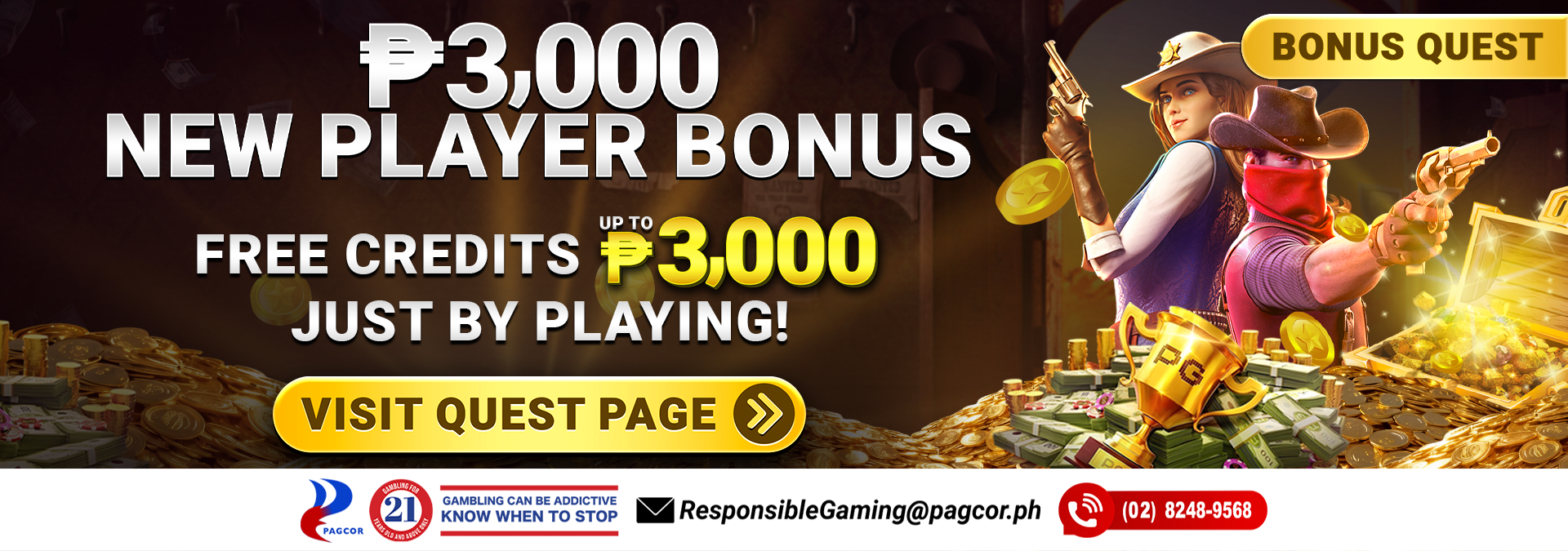 ₱3,000 New Player Bonus