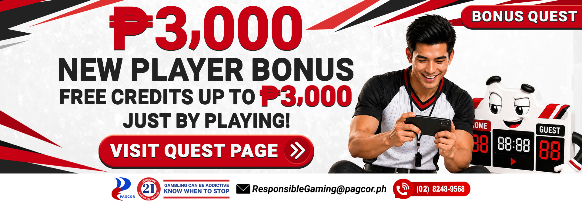 ₱3,000 New Player Bonus