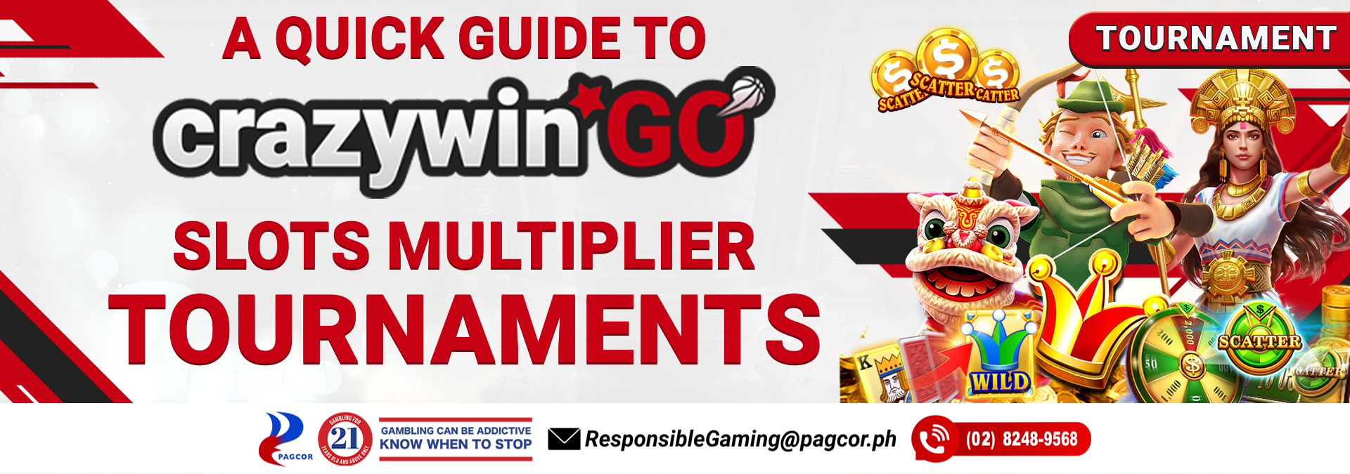 A quick guide to Crazywingo’s slots multiplier tournaments